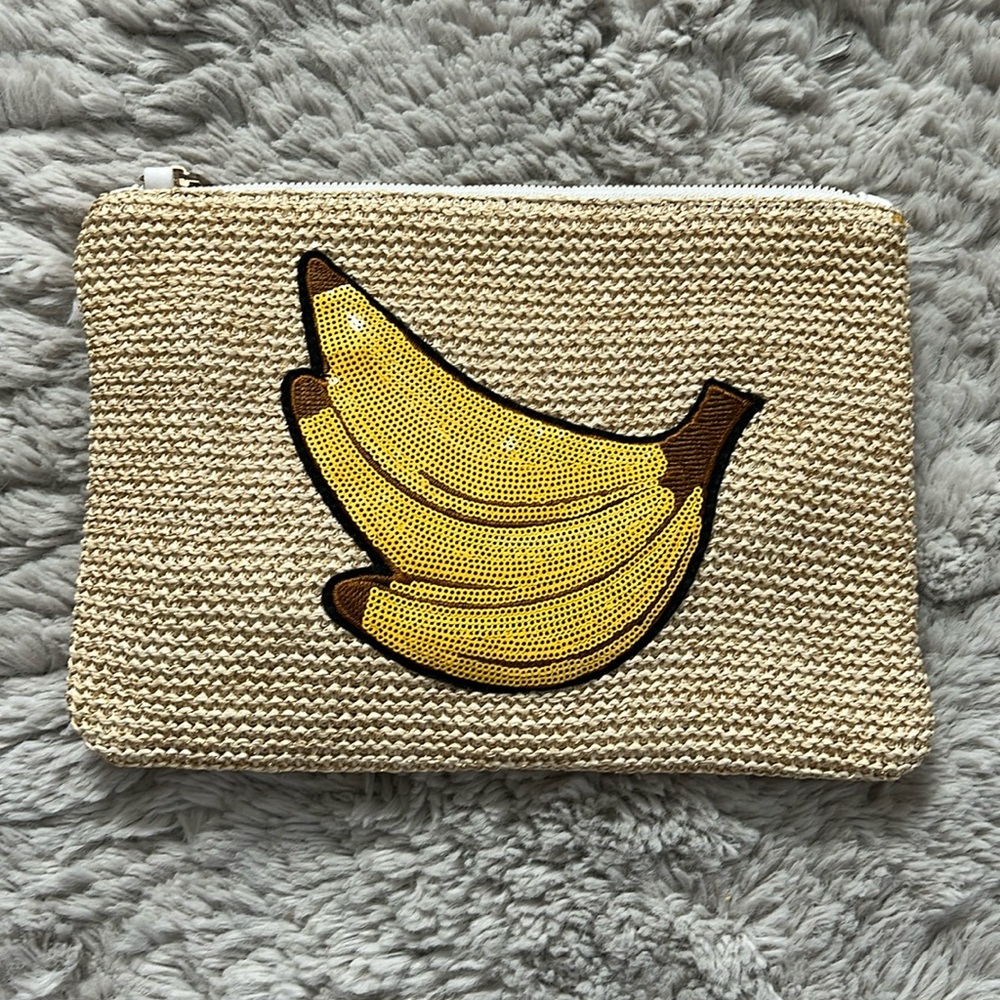 Banana Woven Clutch